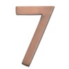 Architectural Mailboxes Brass 5 inch Floating House Number Dark Aged Copper 7 3585DC-7